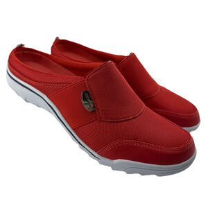 Anne Klein AK Sport Women's Guard less Slip-on Shoes Sneaker‎ Red Size 8.5 NWB